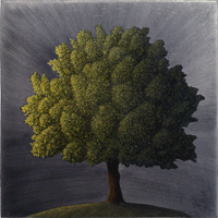 Terebinth (Cover illustration for “In the Shade of the Terebinth,” by Gabriel Meyer), 1994